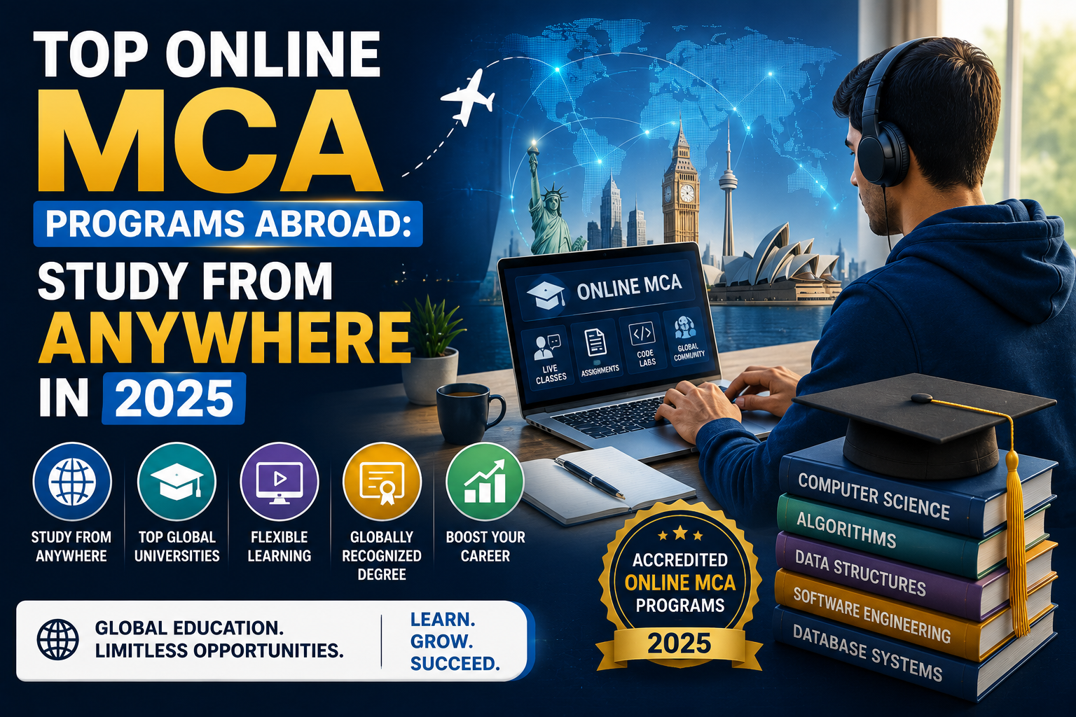 Top Online MCA Programs Abroad: Study From Anywhere in 2025
