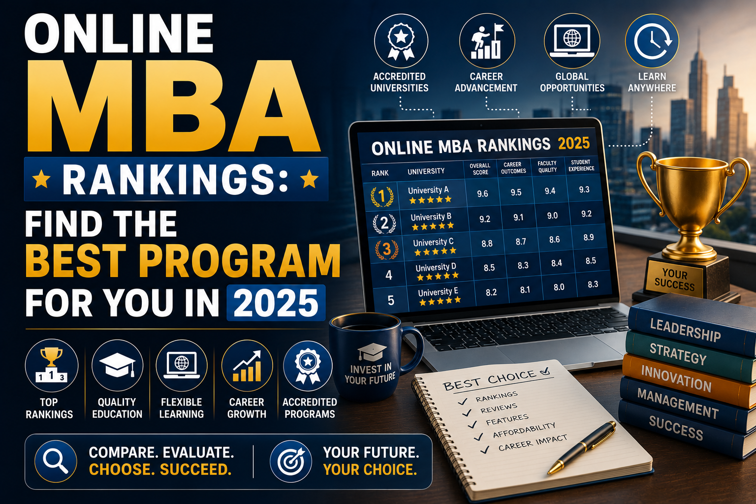 Online MBA Rankings: Find the Best Program for You in 2025