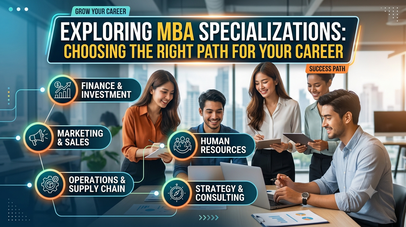 Exploring MBA Specializations: Choosing the Right Path for Your Career