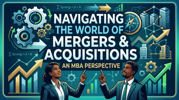 Navigating the World of Mergers and Acquisitions: An MBA Perspective