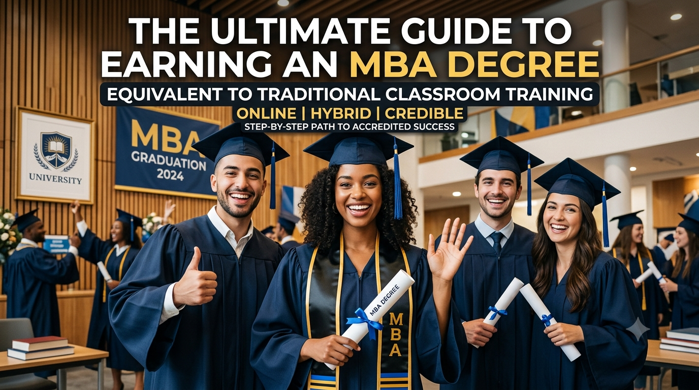 The Ultimate Guide to Earning an MBA Degree Equivalent to Traditional Classroom Training